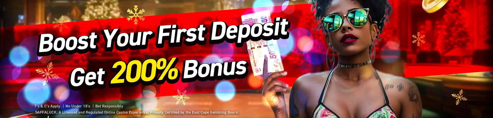 Boost your first deposit get 200% bonus