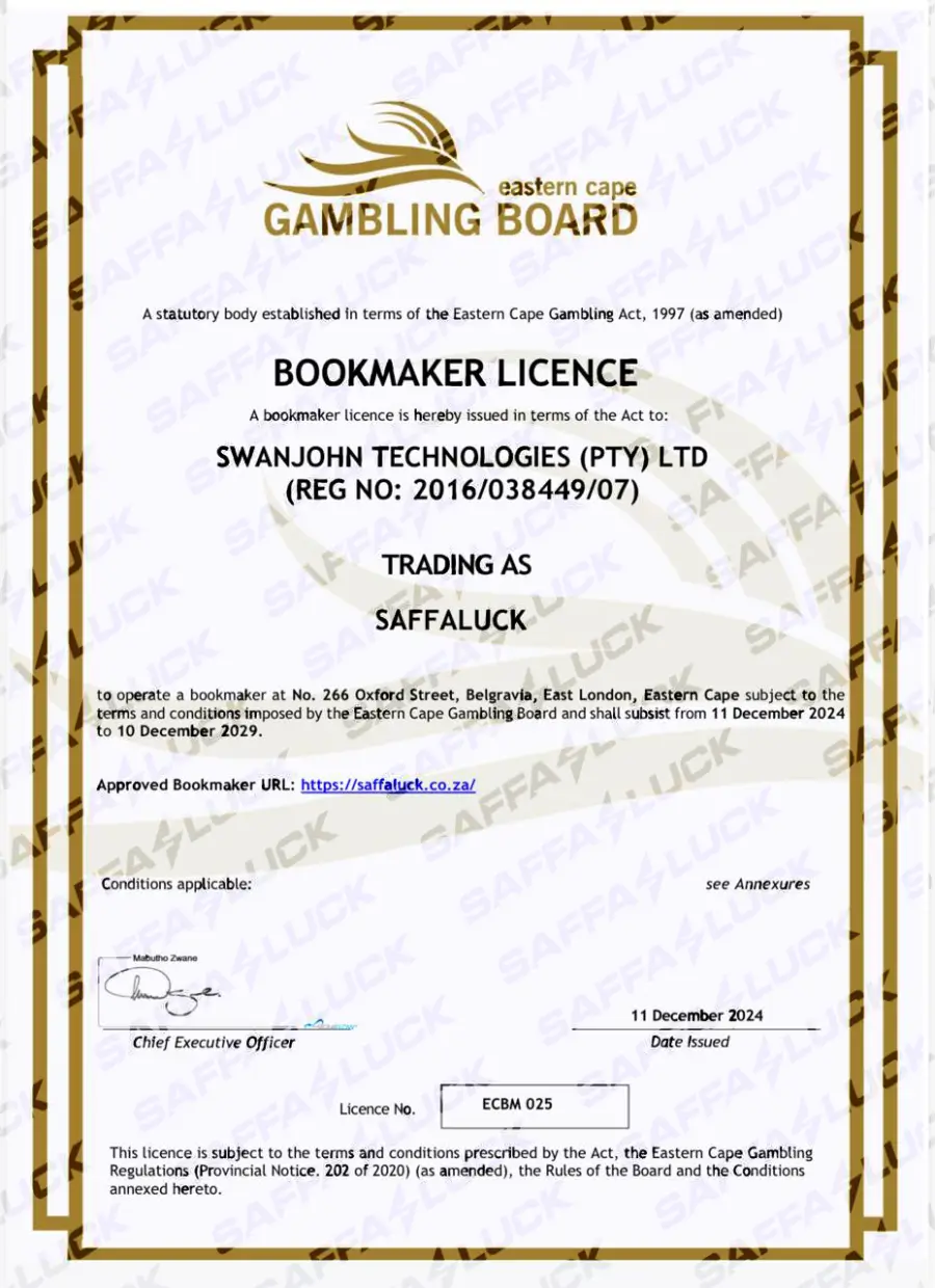 Saffaluck License